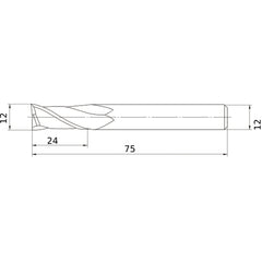 MS2MSD1200 CARBIDE ENDMILL