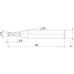 VF2MVD0150 SOLID CARBIDE EM
