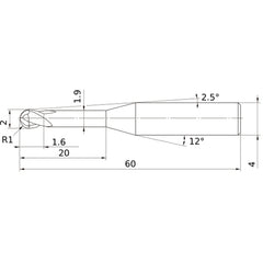 VF2XLBR0100N200S04 SOLID CARB EM