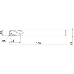 VF4MBR0500 SOLID CARBIDE EM
