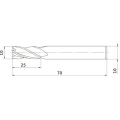 VF4MVD1000 SOLID CARBIDE EM