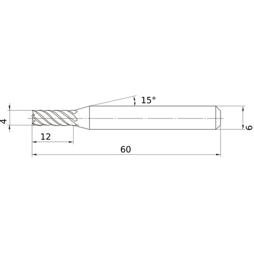 VFMDD0400 SOLID CARBIDE EM