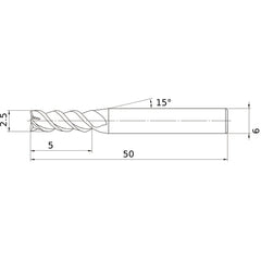 VQMHZVD0250 CARBIDE ENDMILL