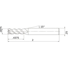 VQMHZVD3/16 CARBIDE ENDMILL