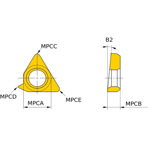 CTE43TP25 CARBIDE SPARE PART