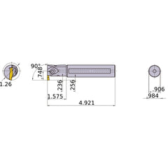 GYAL25K90B-F06 BORING BAR