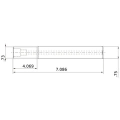IMX20-U0750N406L70C CARB HOLDR LONG