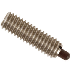 End Force Spring Plunger - 2.9 lbs Initial End Force, 11.1 lbs Final End Force (10–32 Thread) - Benchmark Tooling