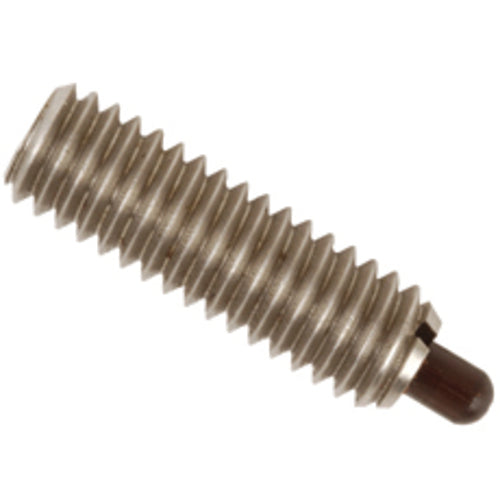 End Force Spring Plunger - 5.5 lbs Initial End Force, 14.5 lbs Final End Force (3/8″–16 Thread) - Benchmark Tooling