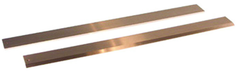 #SE24SSHD - 24" Long x 2-1/16" Wide x 17/64" Thick - Stainless Steel Straight Edge - No Bevel; No Graduations - Benchmark Tooling