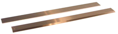 #SE72SSHD - 72" Long x 3-1/64" Wide x 11/32" Thick - Stainless Steel Straight Edge - No Bevel; No Graduations - Benchmark Tooling