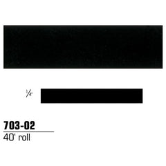 1/4 in × 40 ft 3M™ Scotchcal™ Striping Ta Black Alt Mfg # 70302 - Benchmark Tooling