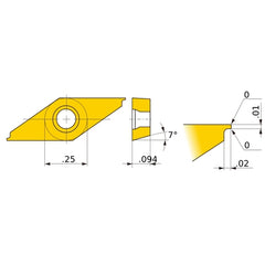 CSVTG02505R VP15KZ INSERT