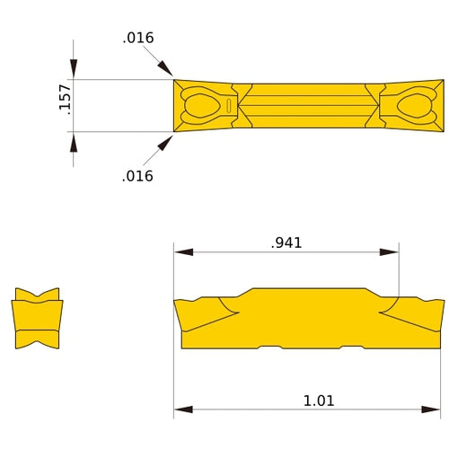 GY2M0400G040N-MS NX2525 GY INSERT