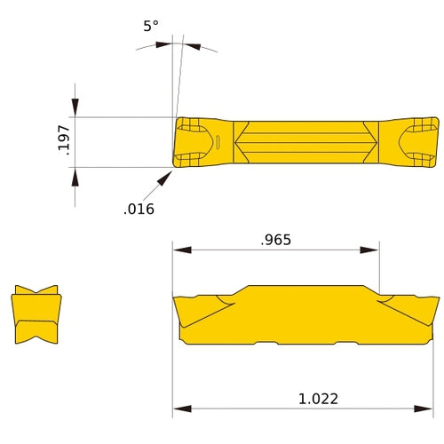 GY2M0500H040L05-GM VP10RT GY INSERT