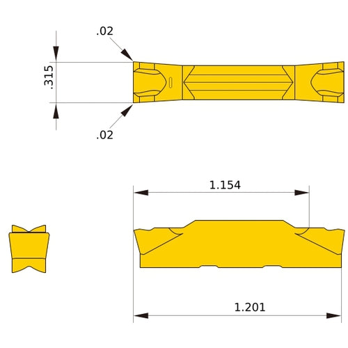 GY2M0800K050N-GM MY5015 GY INSERT