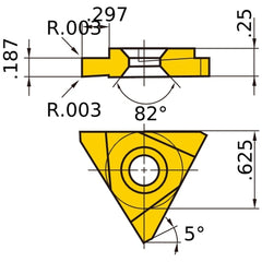 TNMC54NGR187 UP20M INSERT