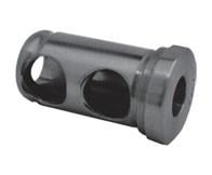 Type J Tool Holder Bushings - Part #  TBJ-12-0875-B - (OD: 1-1/4") (ID: 7/8") (Center Hole Distance: 1"   &   Shoulder to Center of First Hole: 5/8"   ) (# of Holes: 2 & Hole Size: 3/4") (Length Under Head: 2-1/8") - Benchmark Tooling
