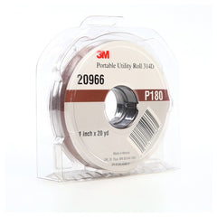 3M Portable Utility Cloth Roll 314D P180 J-weight 1″ × 20 yd - Benchmark Tooling