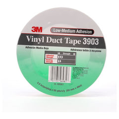 3M Vinyl Duct Tape 3903 White 2″ × 50 yd 6.5 mil 2 Individually Wrapped Conveniently Packaged - Benchmark Tooling