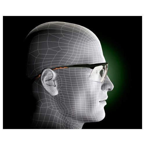 ‎3M Privo Protective Eyewear 12261-00000-20 Clear Anti-Fog Lens Black Frame - Benchmark Tooling