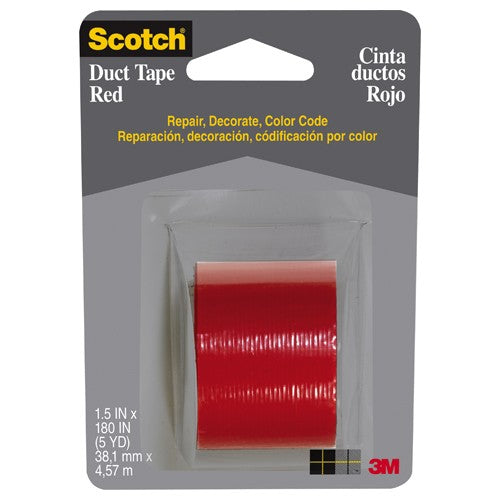 3M Red Duct Tape 1005-RED-CD 1.5″ × 5 yd 12/cs - Benchmark Tooling