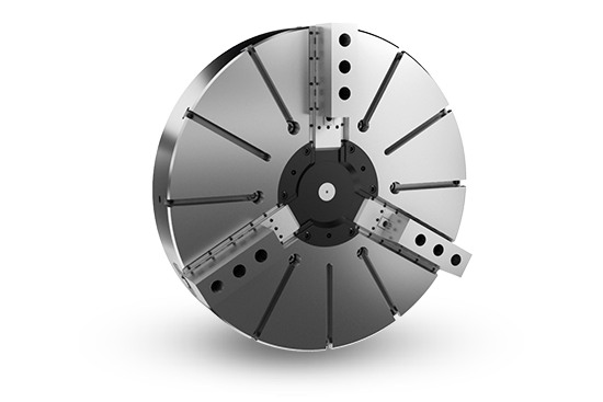 Auto Strong V(40”-79”) Series Large wedge type non through-hole power chuck (adapter excluded) - Part # 50" VIT-250 - Exact Industrial Supply