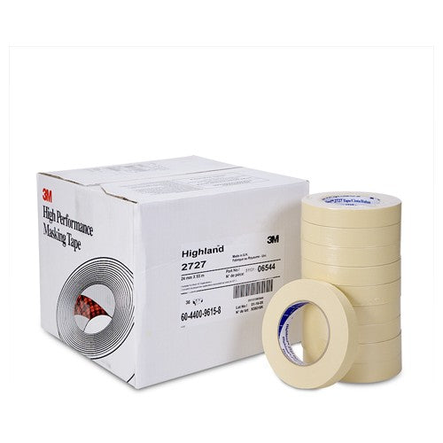 24mm × 55 m Highland™ Masking Tape 2727 Alt Mfg # 06544 - Benchmark Tooling