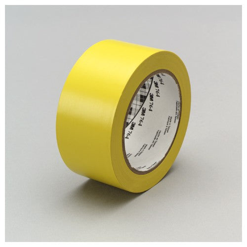 3M General Purpose Vinyl Tape 764 Yellow 1″ × 36 yd 5 mil Individually Wrapped Conveniently Packaged - Benchmark Tooling