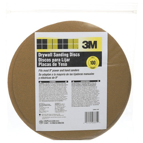 ‎3M Drywall Sanding Discs DW9-100 9″ - Benchmark Tooling