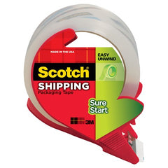 Scotch Sure Start Shipping Packaging Tape with dispenser 3450S-RD 1.88″ × 38.2 yd (48 mm × 35 m) - Benchmark Tooling