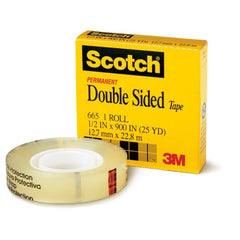 Scotch Double Sided Tape 665 1″ × 1296″ Boxed - Benchmark Tooling