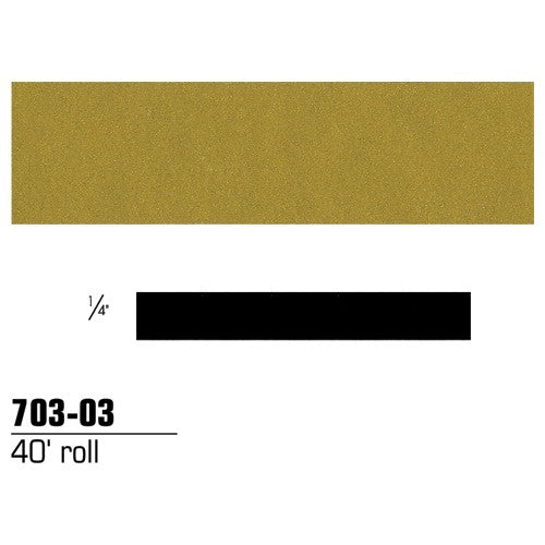 1/4 in × 40 ft 3M™ Scotchcal™ Striping Ta Gold Metallic Alt Mfg # 70303 - Benchmark Tooling