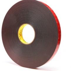 List 5925 1" x 72 yds VHB Acrylic Foam Tape - Black - Benchmark Tooling