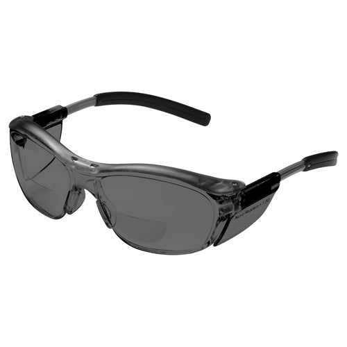 ‎3M Nuvo Reader Protective Eyewear 11501-00000-20 Gray Lens Gray Frame +2.0 Diopter - Benchmark Tooling