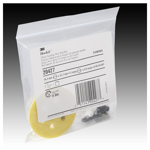 3M Clean Sanding Disc Pad Kit 20427 3″ - Benchmark Tooling