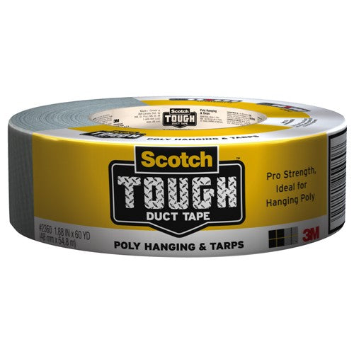 3M Poly & Tarps Duct Tape 2360-C 1.88″ × 60 yd (48.0 mm × 54.8 m) - Benchmark Tooling