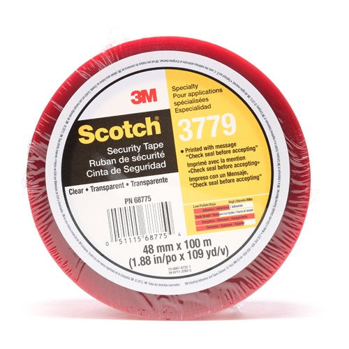 Scotch Security Message Box Sealing Tape 3779 Clear 48 mm × 100 m - Benchmark Tooling